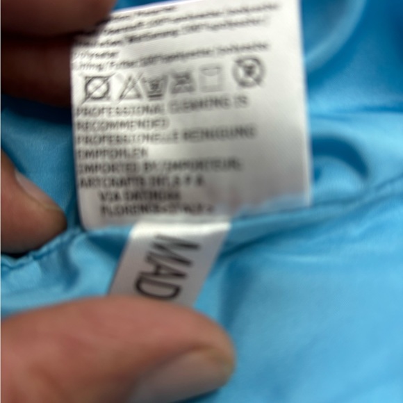 Canadian Club glossy-effect cropped High Neck puffer jacket Size Small - Picture 9 of 16